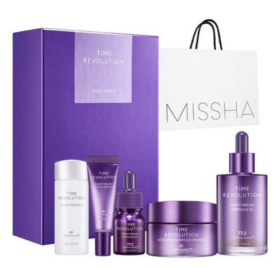 미샤 타임 레볼루션 나이트리페어 2종 기획세트 5X, 1세트